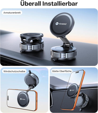 Magnetische Handyhalterung für Auto, Schwarz