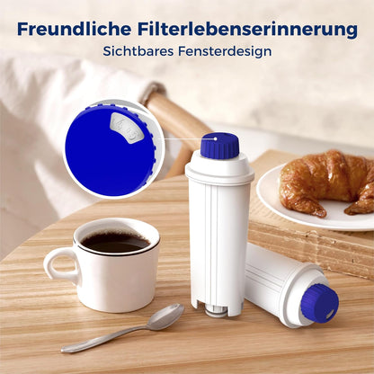8er-Set Filterkartuschen für De'Longhi Kaffeemaschinen, Basic 8 Stück (1er Pack)