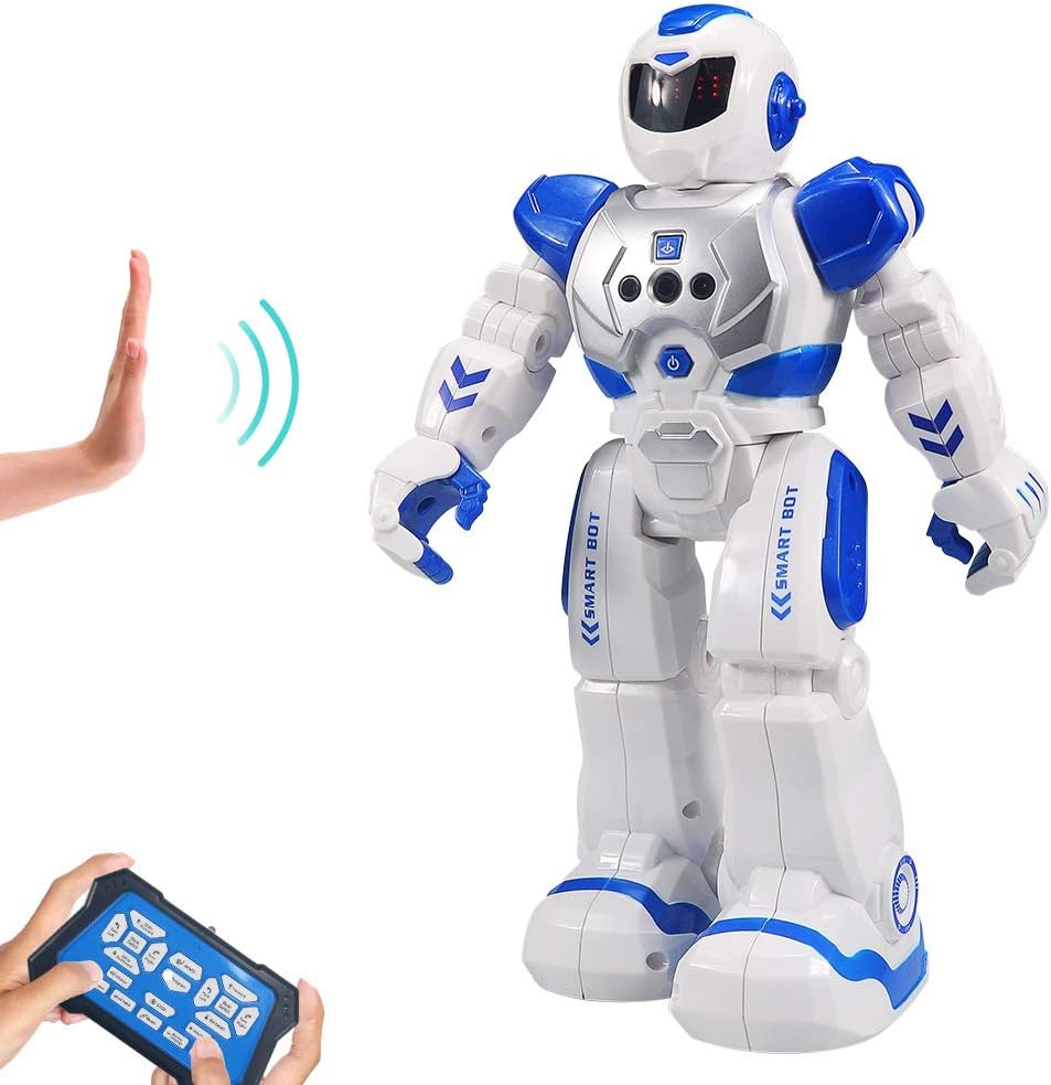 Spielzeug-Roboter, Blau