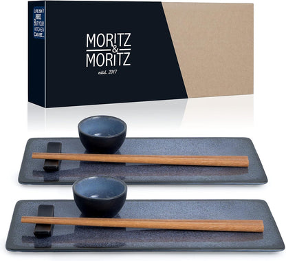Sushi Geschirr, Blau