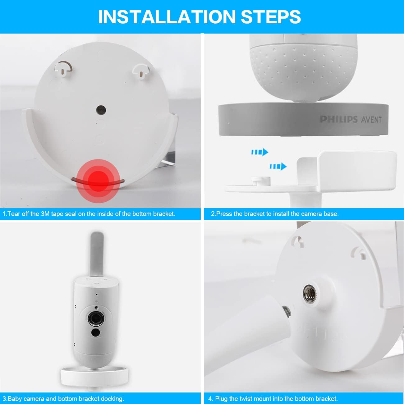 Flexible Babyphone Monitorhalterung, Halterung für Scd923/26