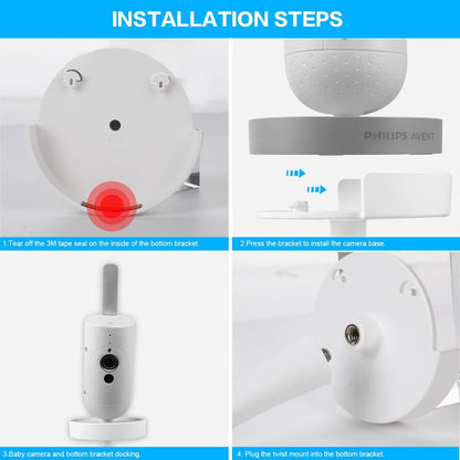 Flexible Babyphone Monitorhalterung, Halterung für Scd923/26