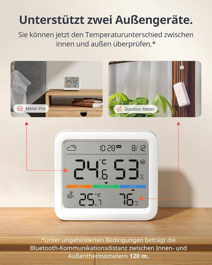 Meter Pro - Wlan Wetterstation mit Aussensensor, Wetterstation (Wlan)