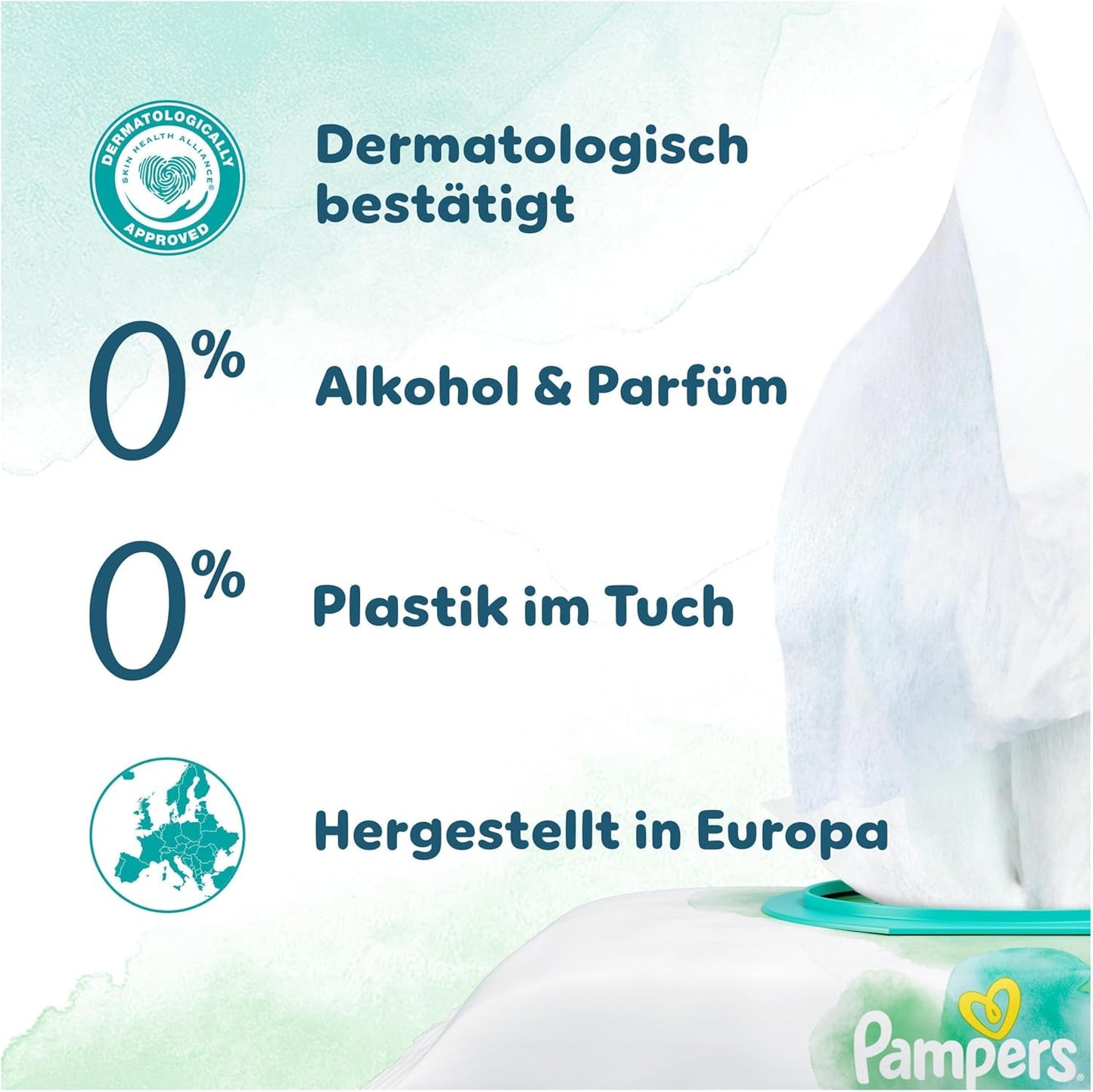 Harmonie Baby-Feuchttücher Set, Unparfümiert 18 stück (1er Pack)