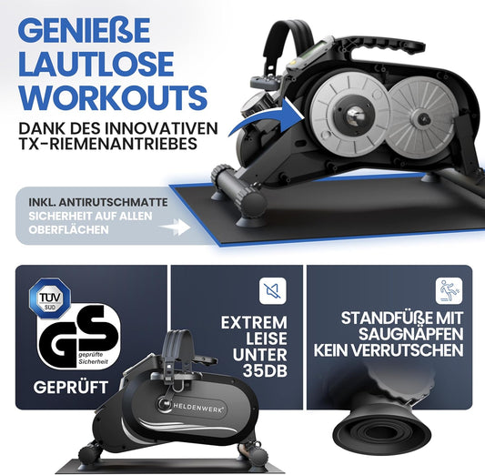 Pedaltrainer PRO Set - Arm- und Beintrainer für Zuhause
