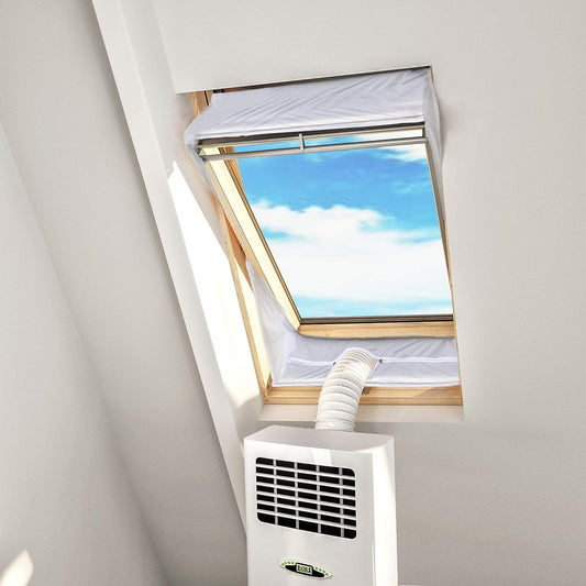 Dachfensterabdichtung für mobile Klimageräte, 2x190cm