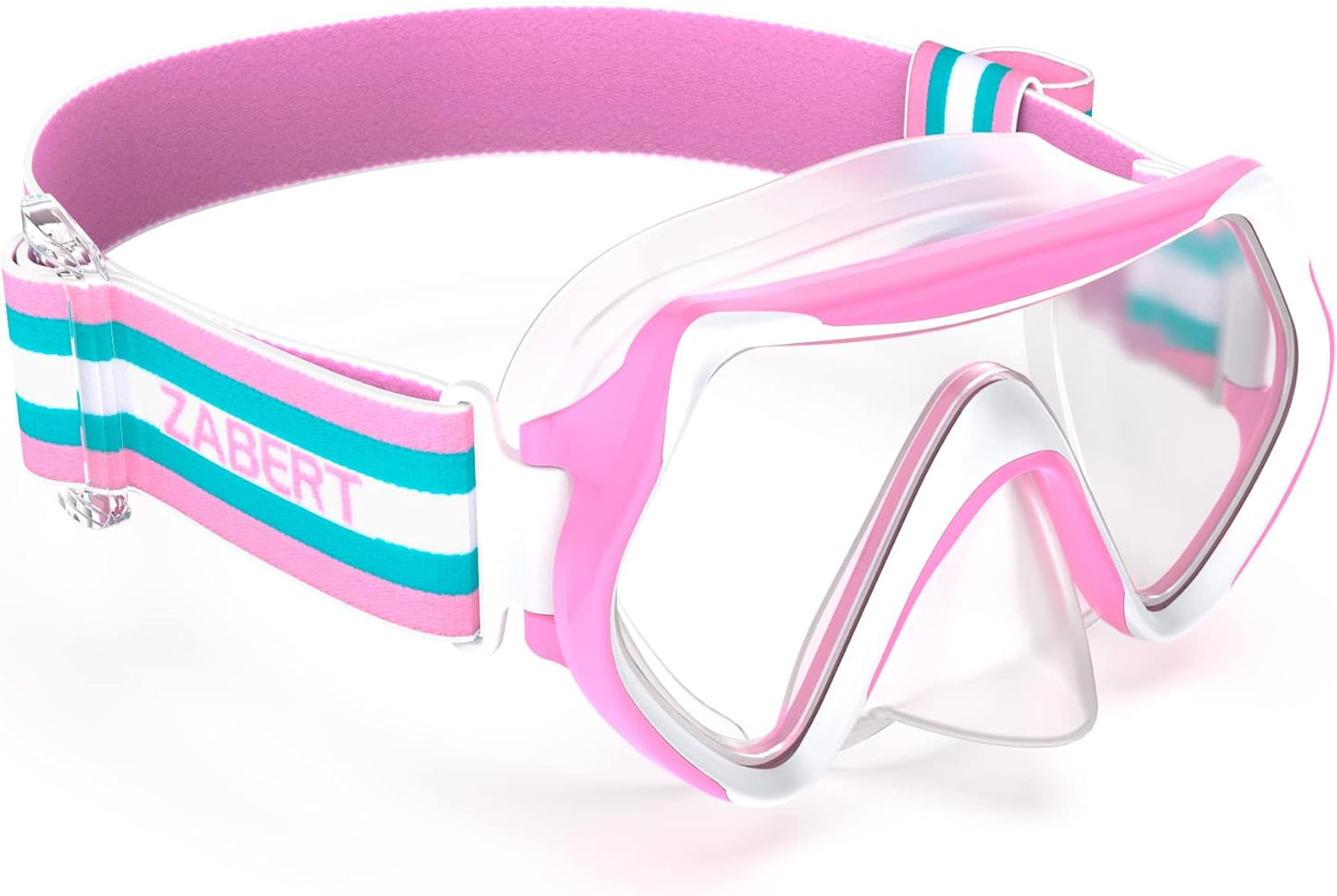 Taucherbrille für Kinder, #10.Rosa Weiss