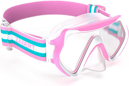 Taucherbrille für Kinder, #10.Rosa Weiss