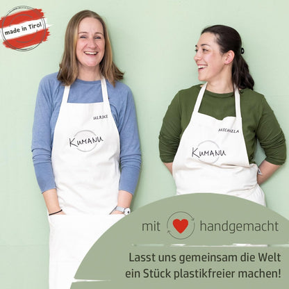 Bio-Bienenwachstuch Brotbeutel mit Standboden, Raute