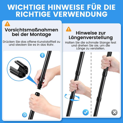 Verstellbares Duschregal mit 4 Etagen