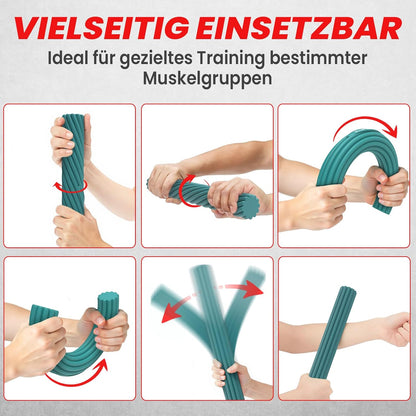 Flexibles Widerstandsstangen-Set, 4-teilig, für Krafttraining, 4er Set