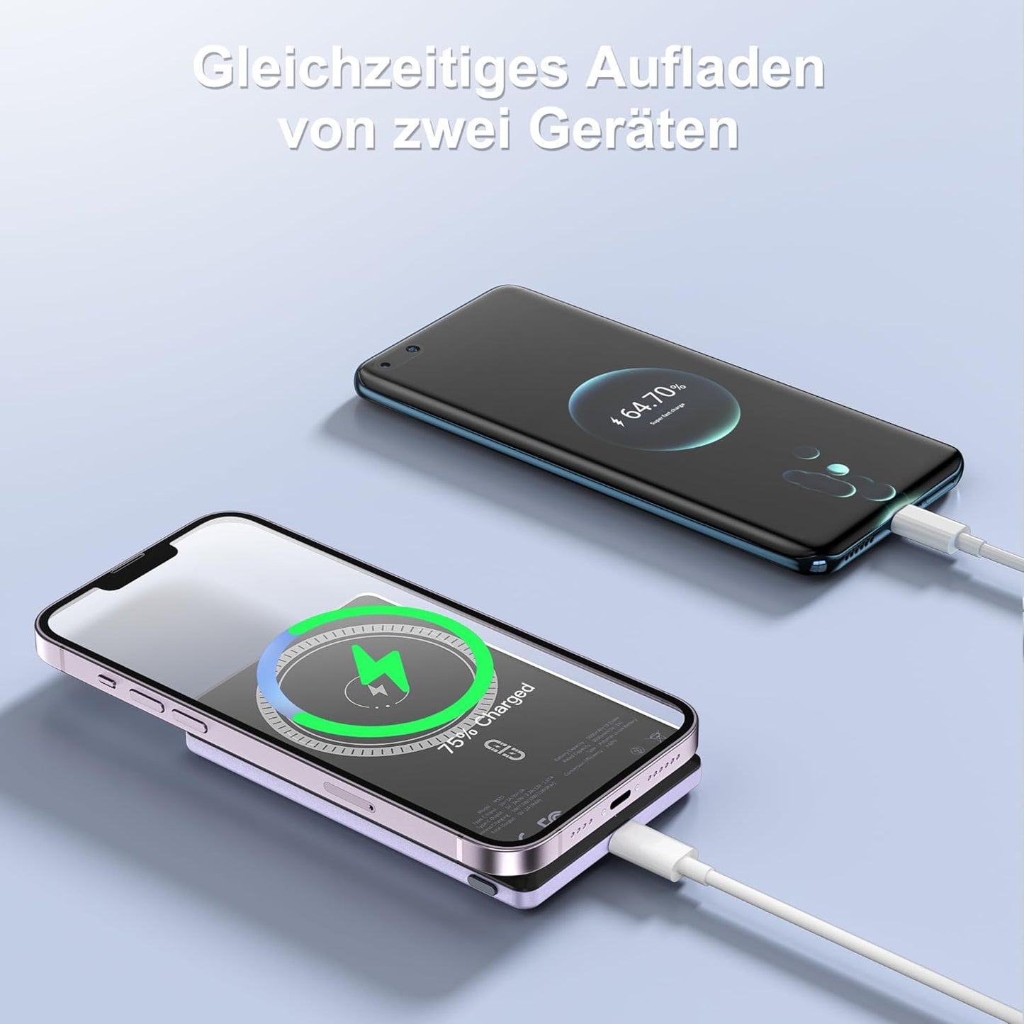 Magnetische MagSafe Powerbank, Mauve