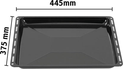 Backblech & Gitter Set für Whirlpool, Ignis, Bauknecht, Indesit, Algor, Neckermann und Lloyds, 445x35 mit gitter set