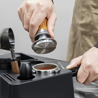 Kalibrierter Espresso Tamper 58mm, Silber 58mm