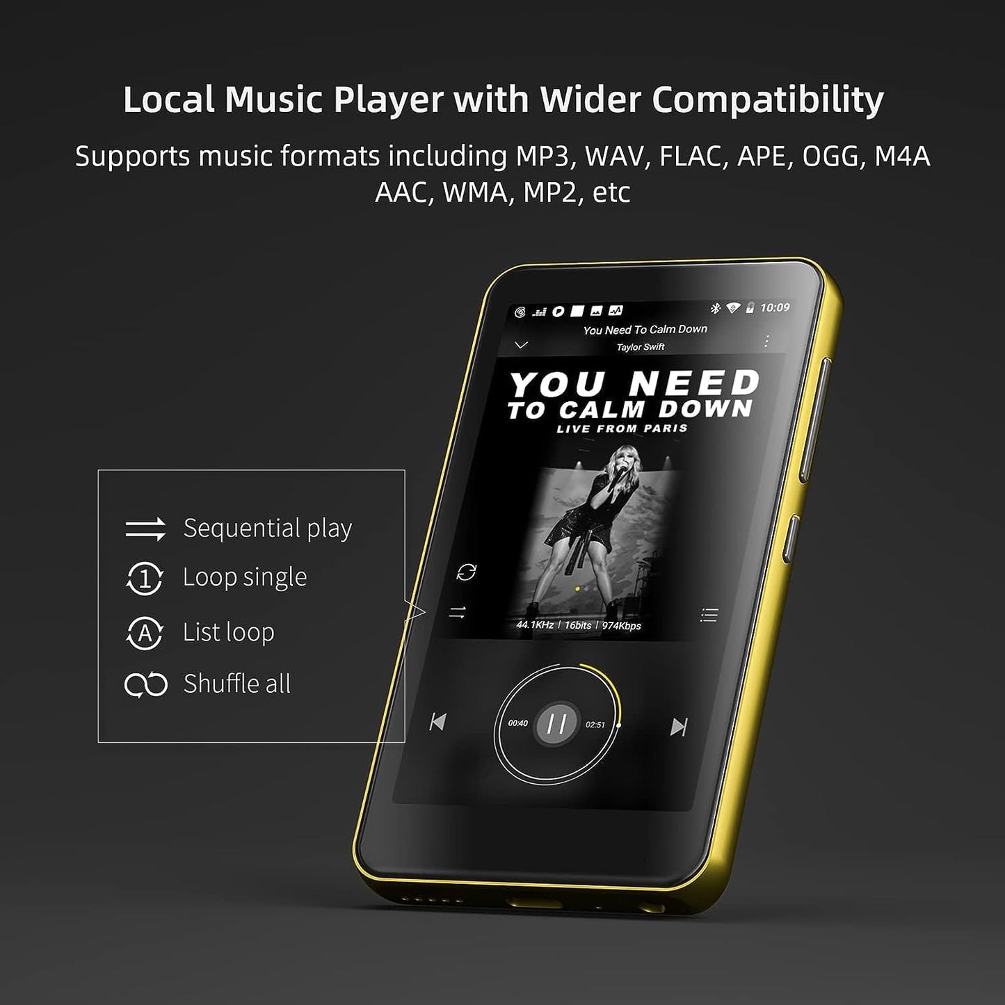Music Player - G1, Gold