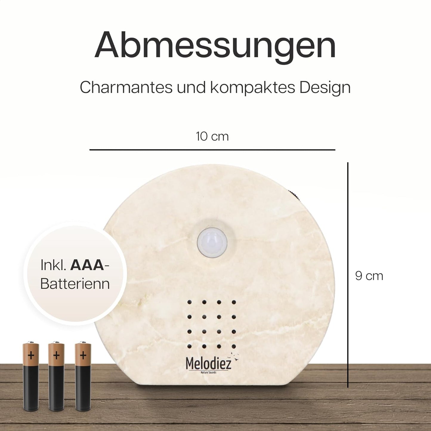 Box mit Naturgeräuschen, Naturstein