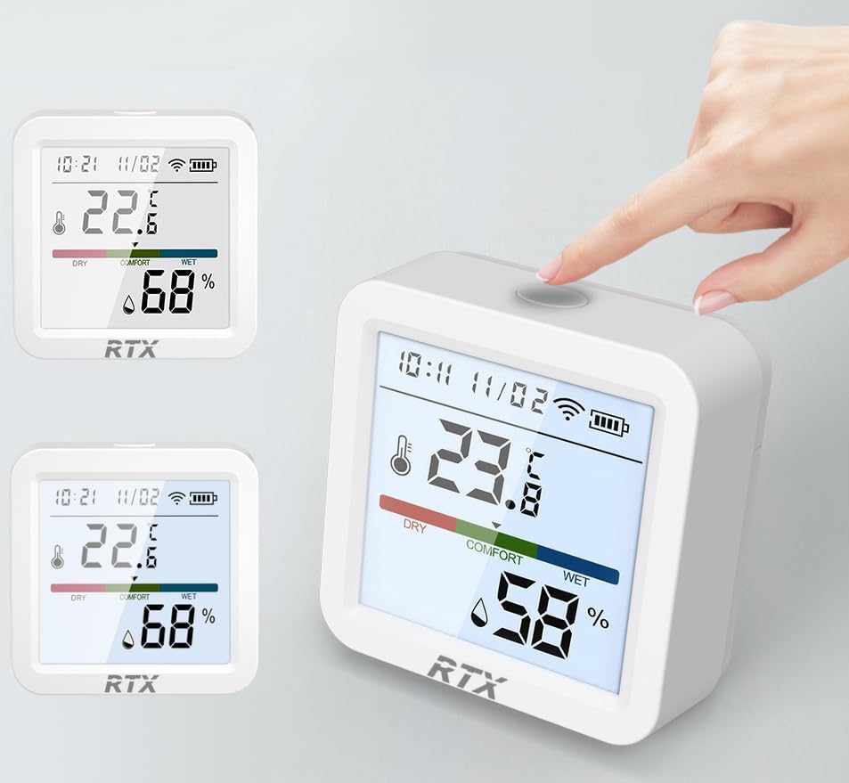 Temperatur- und Feuchtigkeitssensor LCD