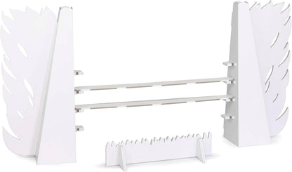 Hobby Horse Hindernis-Set, Hindernis Set Feuer Weiß Zum Bemalen/Bekleben