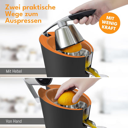 Orangenpresse LBL833, Schwarz - 600w - Inkl. Hebelarm