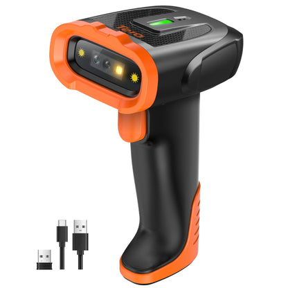 Kabelloser Barcode-Scanner D5300 für 1D, 2D und QR, Orange