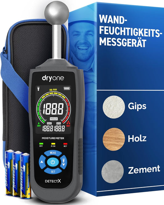 Feuchtigkeitsmessgerät für Wände und Holz