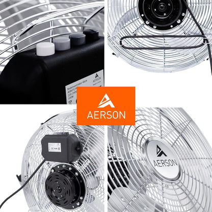 Aerson Bodenventilator, 30 cm Chrom