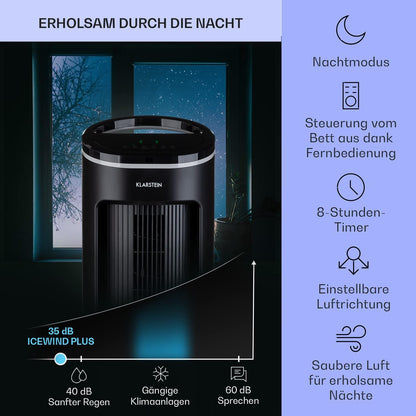 5-in-1 Luftkühler, Schwarz