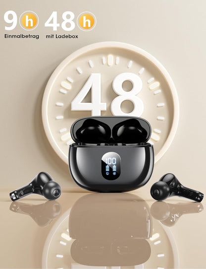 In-Ear Kopfhörer mit Noise Cancelling, Schwarz 2026 Ver