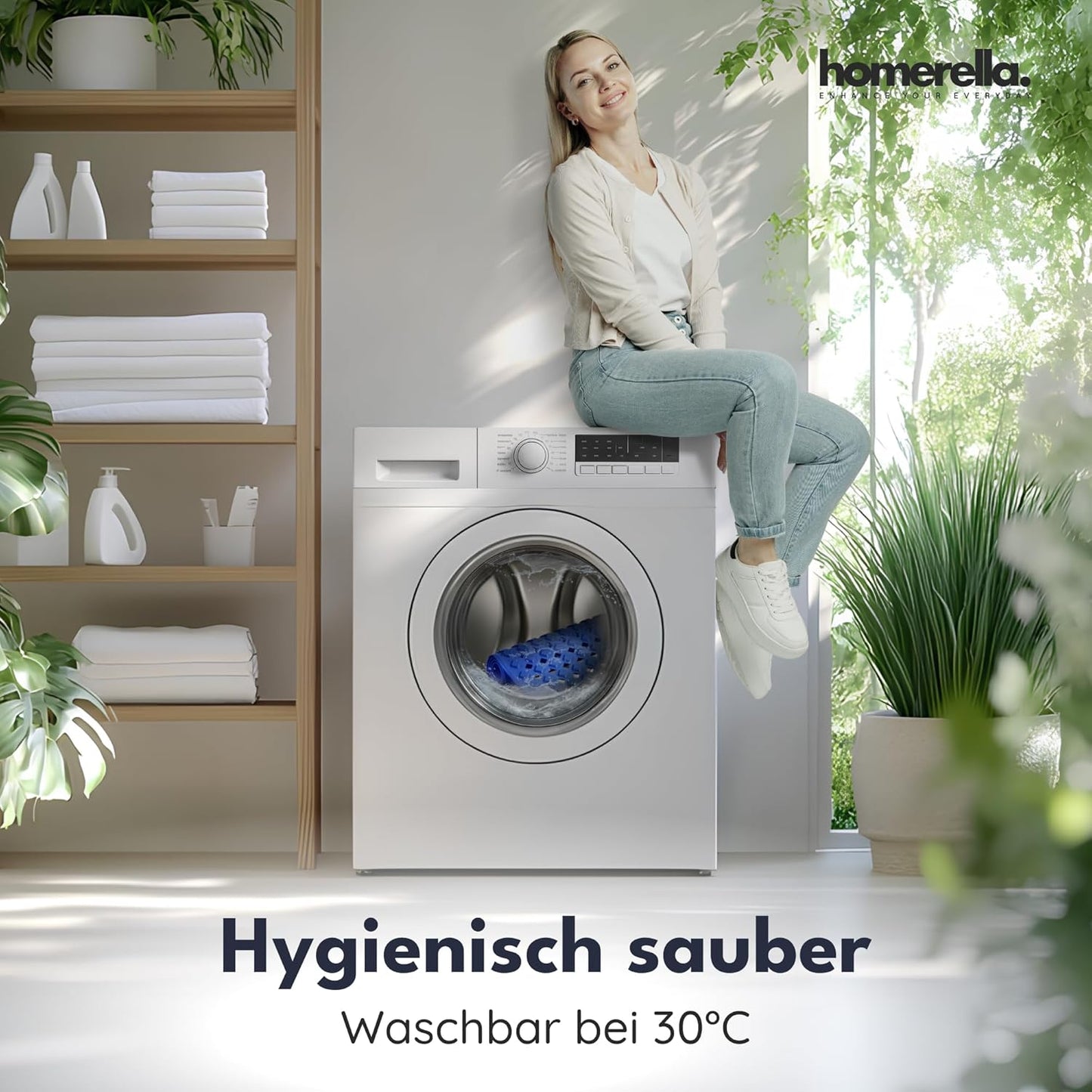 Duschmatte, Royalblau