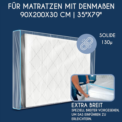 Matratzenhüllen-Set, 90 x 200 cm (x2)