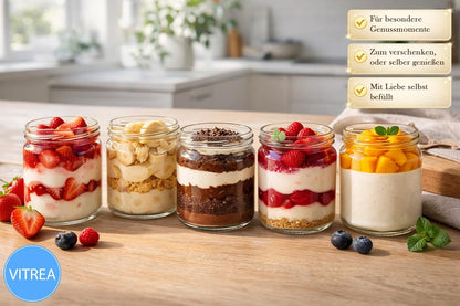 Einmachgläser-Set mit Schraubdeckel (12x 275 ml), 275 ml 12