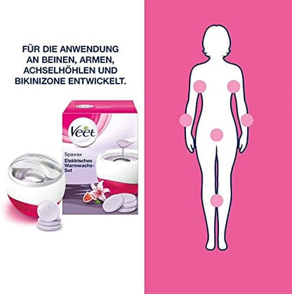 Spawax elektrisches Warmwachs Set