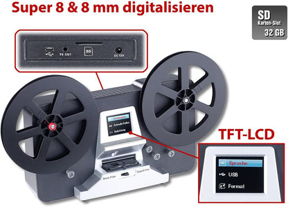 HD-XL-Film-Scanner & -Digitalisierer für Super 8 & 8 mm