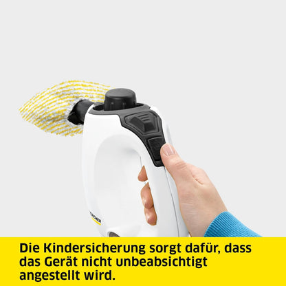 Dampfreiniger SC 1 mit Zubehör, 3 Min Aufheizzeit, Standard
