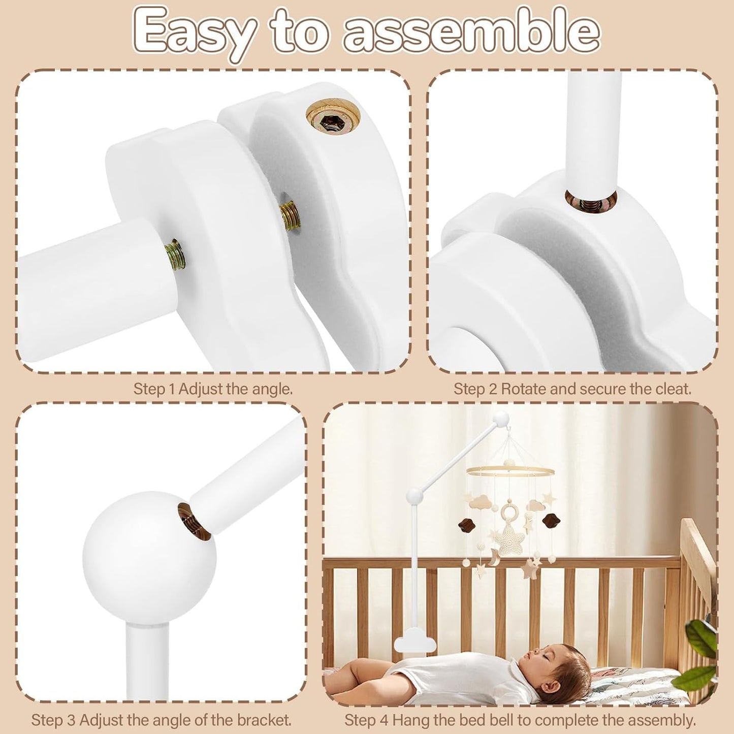 Höhenverstellbare Babymobile-Halterung
