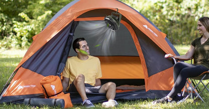 USB Campingventilator mit LED-Licht, Fernbedienung