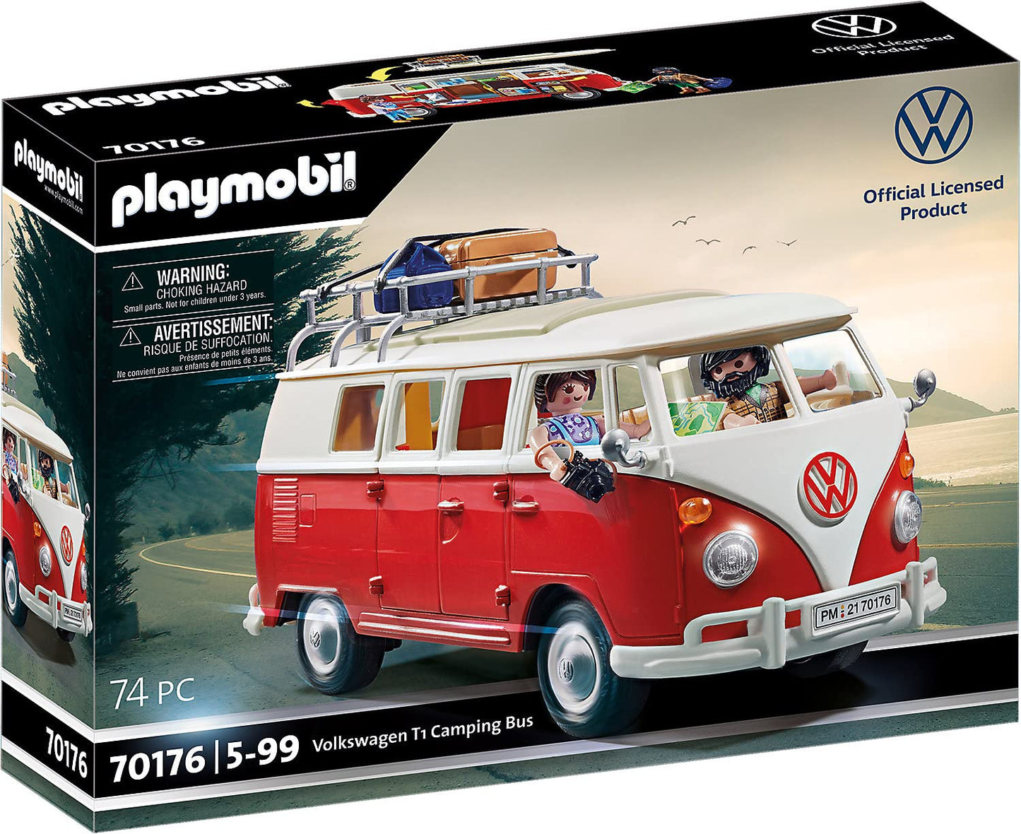 70176 Classic Cars Volkswagen T1 Camping Bus, Konstruktionsspielzeug