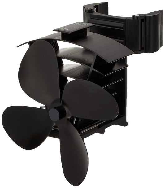 Ofenventilator, Ofenventilator, wärmebetrieben, schwarz