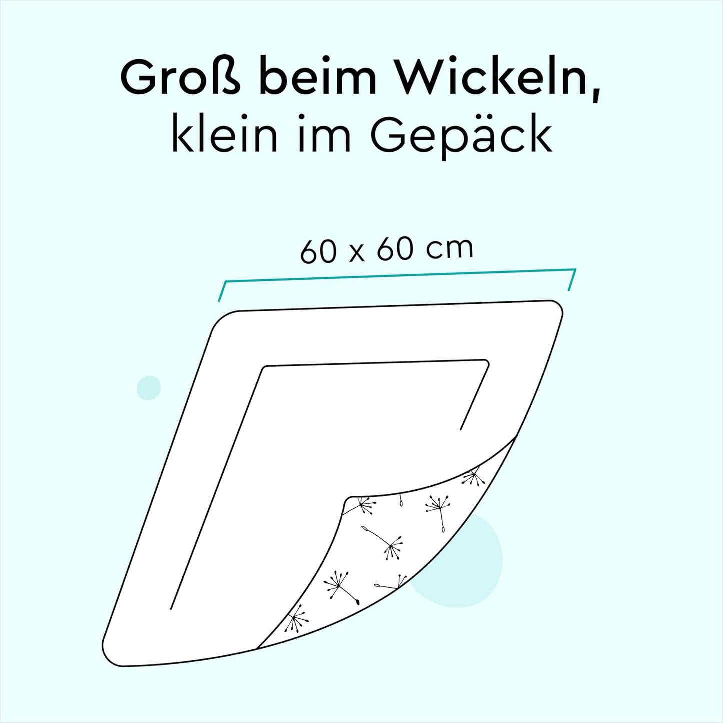Hautfreundliche Baby Wickelunterlagen 5x10 Stück, NEU 5 x 10 Stück
