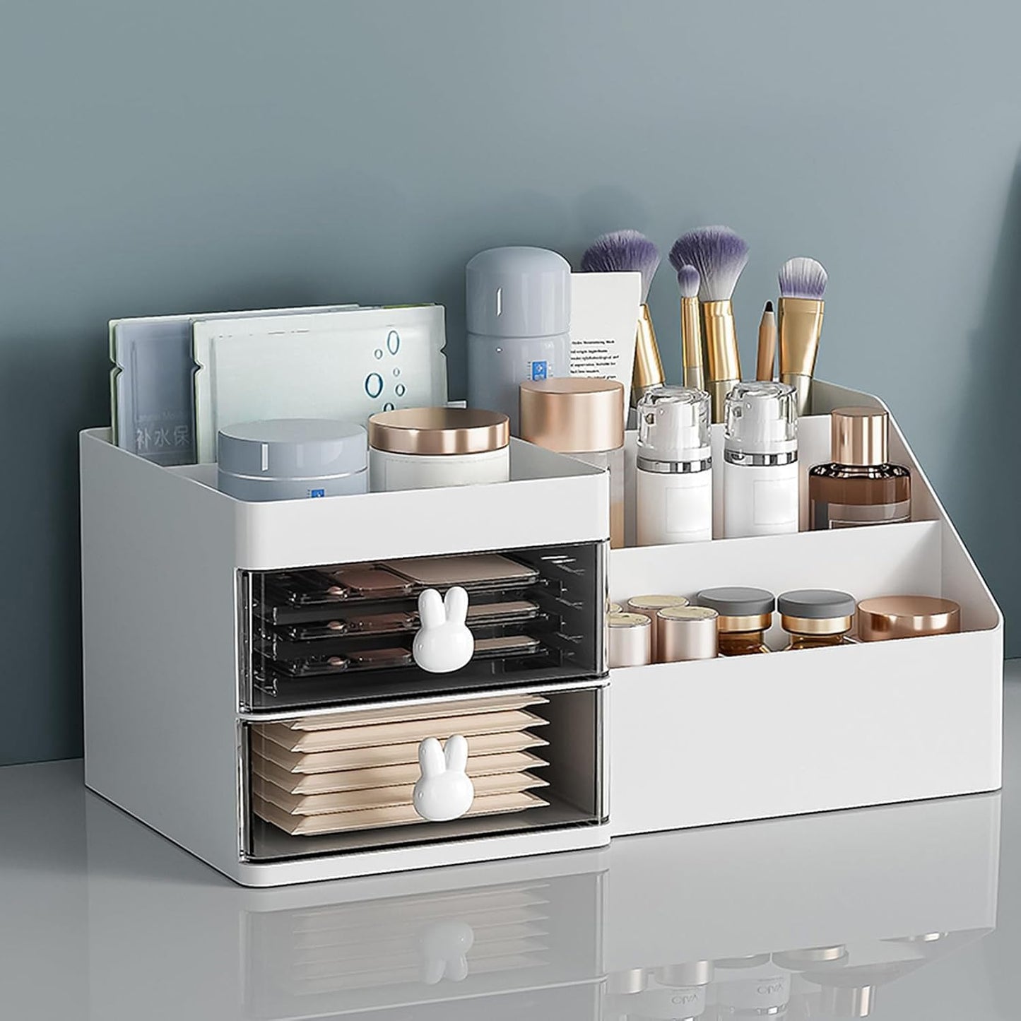 Kosmetik Organizer mit Schubladen, Weiss
