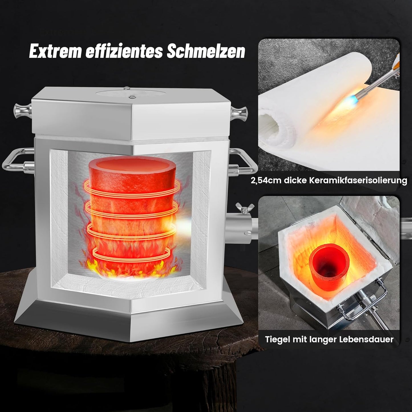 Keramikfaser-Isolierung für Feuerstellen und Öfen, 79 X 61 X 2.54 cm
