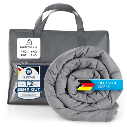 Gewichtsdecke mit Glasperlenfüllung, 4kg