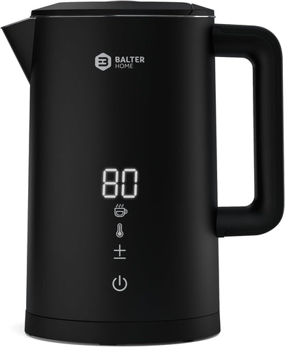 Wasserkocher mit Temperatureinstellung, A. Black, 5 Stufen, Lcd