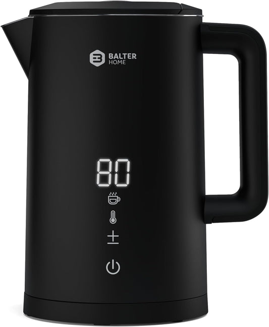 Wasserkocher mit Temperatureinstellung, A. Black, 5 Stufen, Lcd