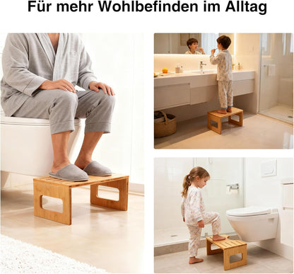 Ergonomischer Klapp-Toilettenhocker
