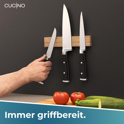 Selbstklebende Magnetleiste, Bambus Modern