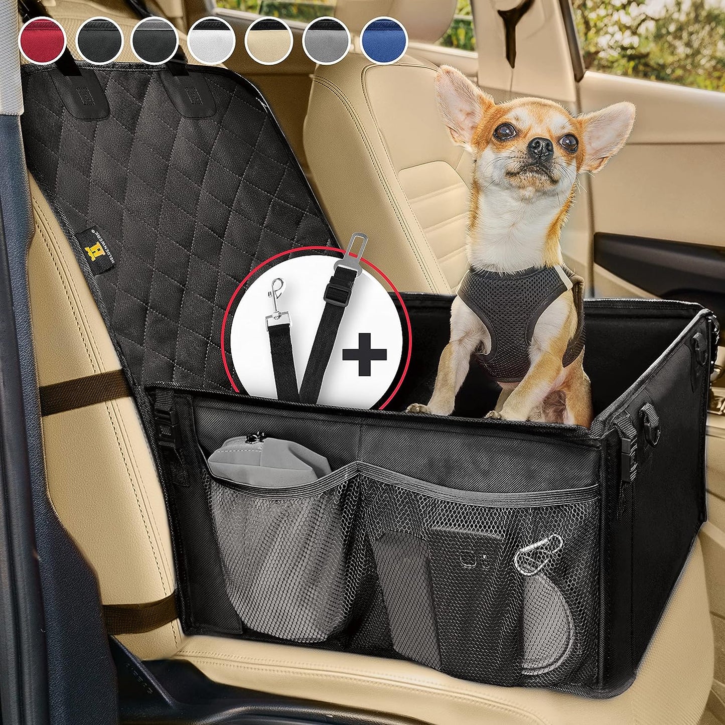 Hundeautositz, Schwarz