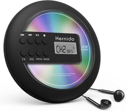 Tragbarer CD-Player mit Kopfhörer