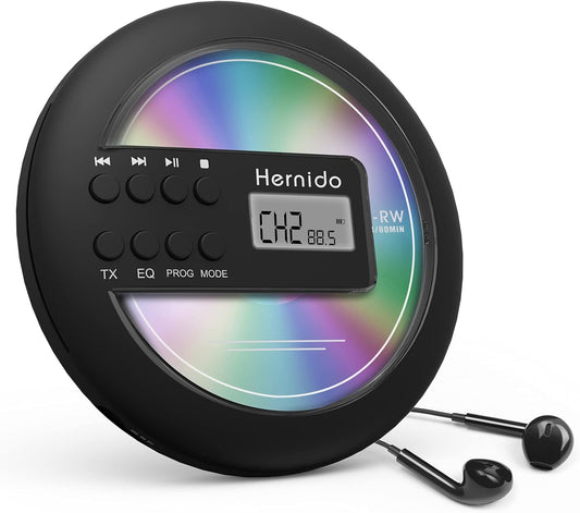 Tragbarer CD-Player mit Kopfhörer