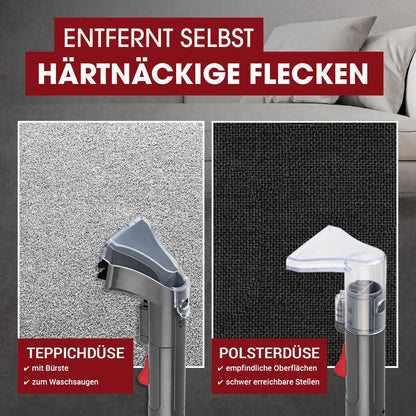 Polster- & Teppichreiniger, Steam Go 400W, Grau - Rot